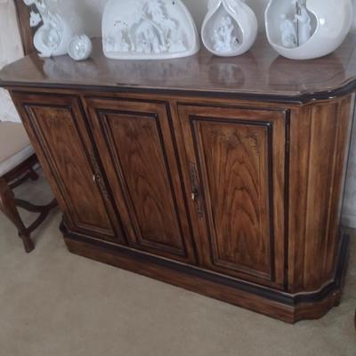 Vintage Bar Buffet (No Contents)