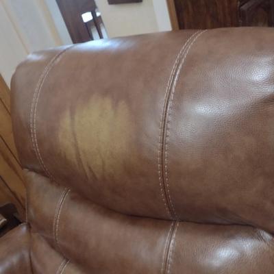 Brown Leather Electric Recliner Chair
