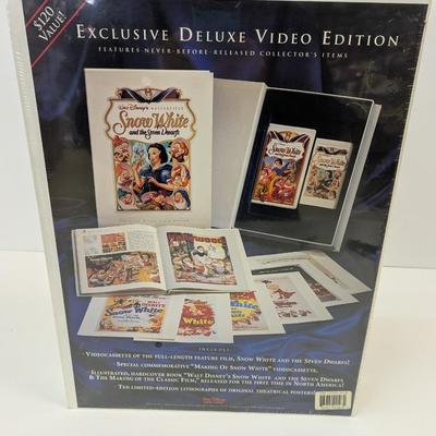 Sale Photo Thumbnail #1978: Sealed Walt Disney's Masterpiece Snow White & The Seven Dwarfs Exclusive Deluxe Video Edition