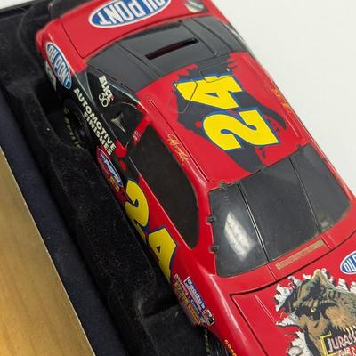 Action #24 Jeff Gordon Jurassic Park T-Rex 1/24 Piggy Bank