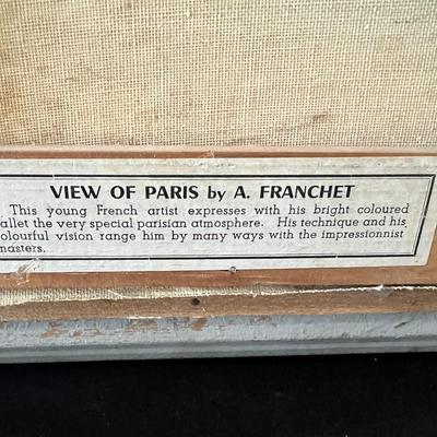 View of Paris by A. Franchet
