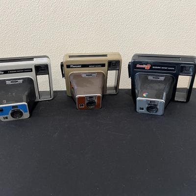 3 Vintage Kodak Cameras