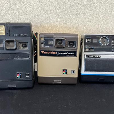 3 Kodak Instant Cameras