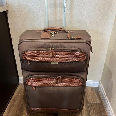 Large Tommy Bahama Rolling Suitcase