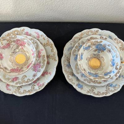 2 Mitterteich Bavaria cup and saucers