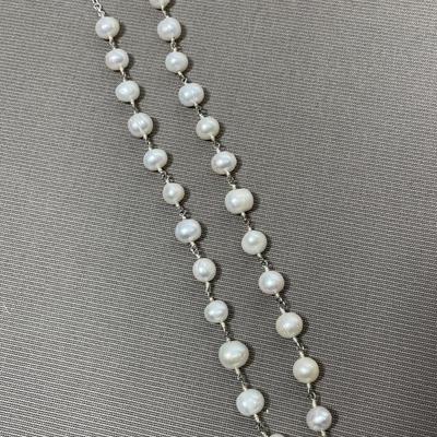 Genuine Pearl and Sterling Silver necklace