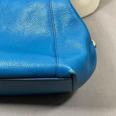 Coach pebble leather handbag