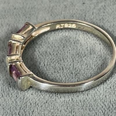 Amethyst Sterling Silver ring 10