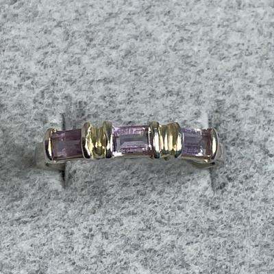 Amethyst Sterling Silver ring 10
