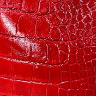 Michael Kors Croc embossed leather handbag