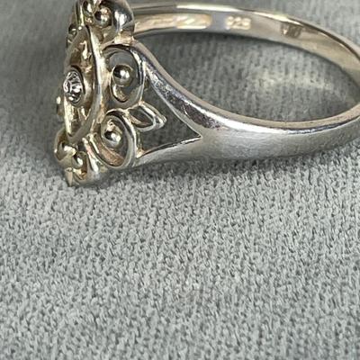 Sterling Silver filigree ring 11