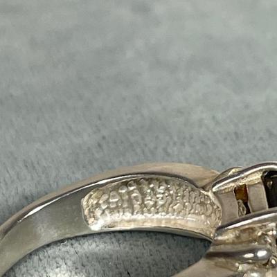 Smoky Quartz and Sterling Silver ring 8