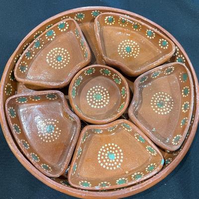 Clay Snack Tray Set