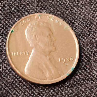30-D, 35-D, 36-D, 37-S & 42-D WHEAT PENNIES