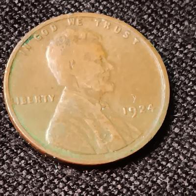 1924, 1930-S, 1935-D, 1936, 1936-D & 1937 WHEAT PENNIES