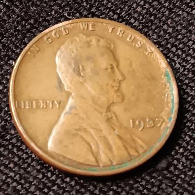 1924, 1930-S, 1935-D, 1936, 1936-D & 1937 WHEAT PENNIES