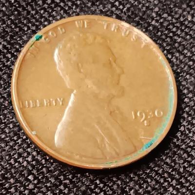 1924, 1930-S, 1935-D, 1936, 1936-D & 1937 WHEAT PENNIES