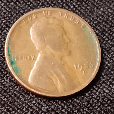 1924, 1930-S, 1935-D, 1936, 1936-D & 1937 WHEAT PENNIES