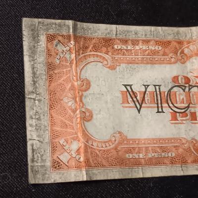 THREE 1940'S PHILIPPINES ONE PESO VICTORY SERIES NO 66