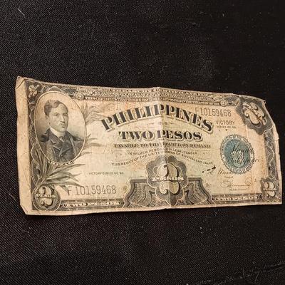 1940'S PHILIPPINES TWO PESOS VICTORY SERIES NO 66