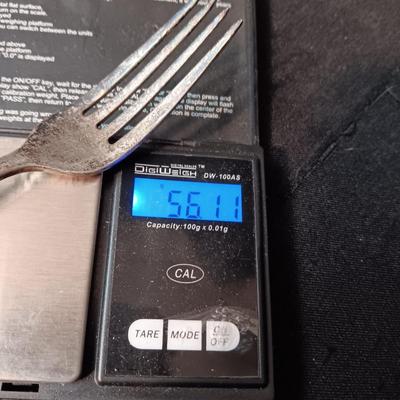 3 STERLING SILVER FORKS MARKED "SAMPLE"
