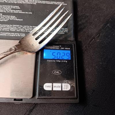 3 STERLING SILVER FORKS MARKED "SAMPLE"