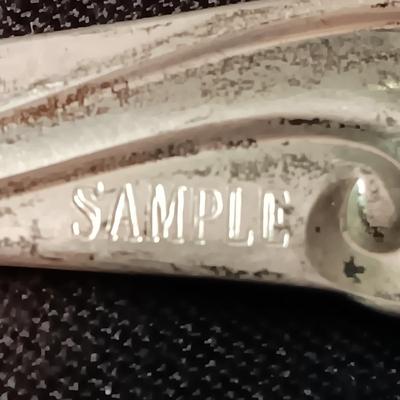 3 STERLING SILVER FORKS MARKED "SAMPLE"