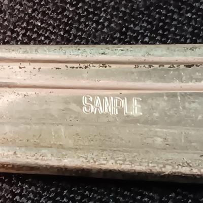 3 STERLING SILVER FORKS MARKED "SAMPLE"