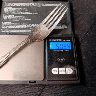 3 STERLING SILVER FORKS MARKED "SAMPLE"