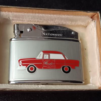 LIKE NEW NATIONWIDE BUTANE LIGHTER ADVERTISING "HASSLER'S PAINTING DECORATING"