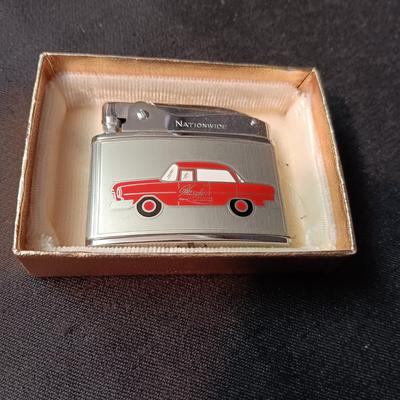LIKE NEW NATIONWIDE BUTANE LIGHTER ADVERTISING "HASSLER'S PAINTING DECORATING"