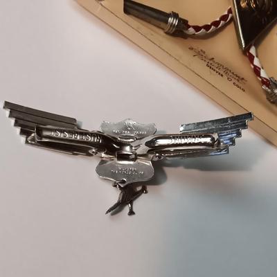 EARLY CHEYENNE FRONTIER DAYS SCARF, ROUND UP COLLAR POINTS & THONG TIE SET