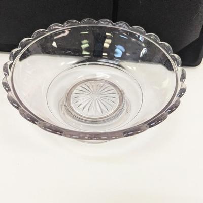 Clear Glass Antique Fruit Bowl Pat 14 July 1874