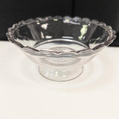 Clear Glass Antique Fruit Bowl Pat 14 July 1874