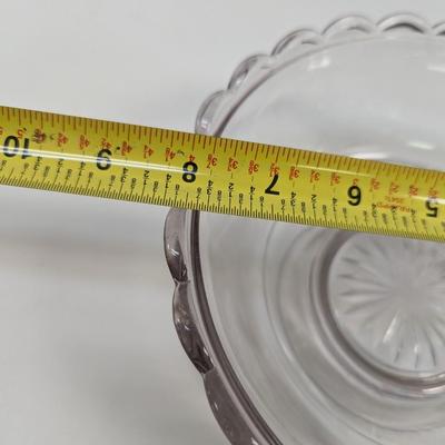 Clear Glass Antique Fruit Bowl Pat 14 July 1874