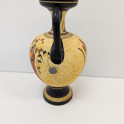 Nina Ceramics Hand Made In Greece No. 152 Double Handled Vase