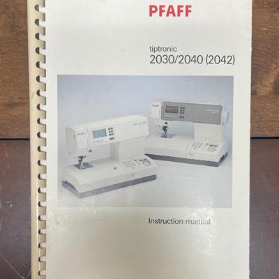 Quilt Style Pfaff Sewing Machine Model 2042