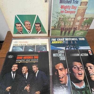 Vintage Vinyl Record Album Lot - Chad Mitchell Trio - 4 Albums 33rpm