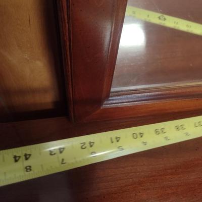 Vaughan of Virginia Mahogany Finish Three Over Six Dresser with Mirror