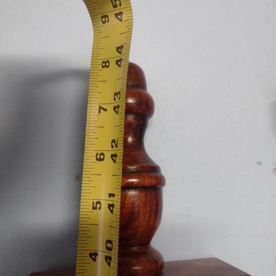 Vaughan of Virginia Mahogany Finish Three Over Six Dresser with Mirror