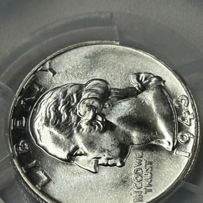 1943 MS65 DDO BEAUTIFUL Silver Washington Quarter