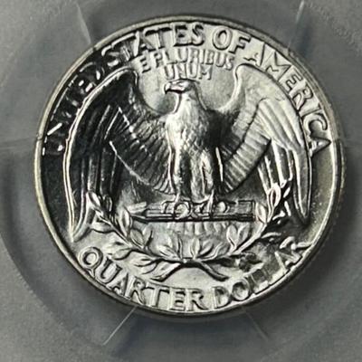1943 MS65 DDO BEAUTIFUL Silver Washington Quarter