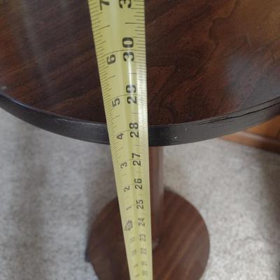 Solid Wood Pedestal Plant or Lamp Stand