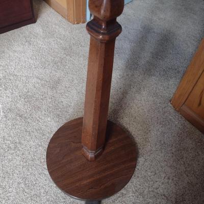 Solid Wood Pedestal Plant or Lamp Stand