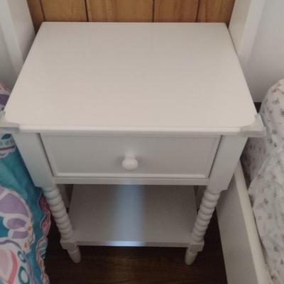Single Drawer Side Table with Bottom Shelf