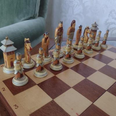 Chinese Emperor Themed Chess Set
