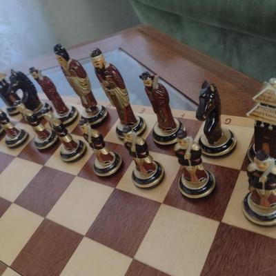 Chinese Emperor Themed Chess Set