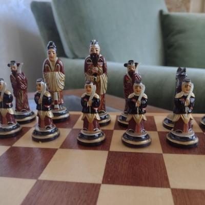 Chinese Emperor Themed Chess Set