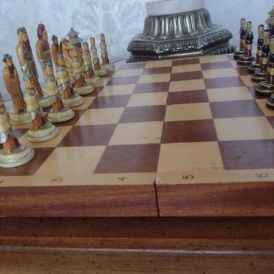 Chinese Emperor Themed Chess Set