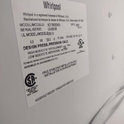 Whirlpool Standup Freezer